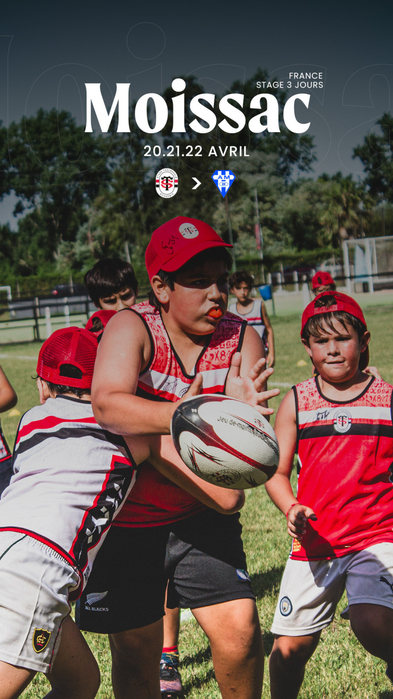 Stage Rugby 3 jours - Moissac - 20-21-22 - Avril 2026 | Stade Toulousain