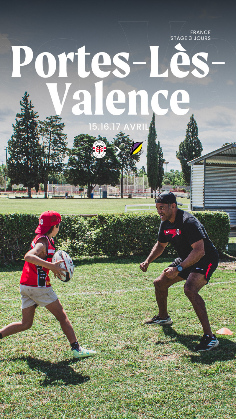 3 días rugby camp - Portes-Lès-Valence Abril 2026 | Stade Toulousain