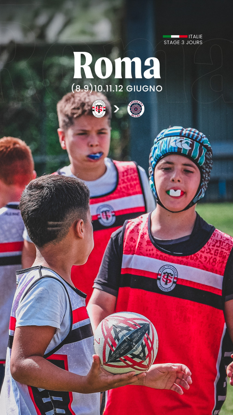 3-dias Rugby Camp - Rome - June 2026 | Stade Toulousain