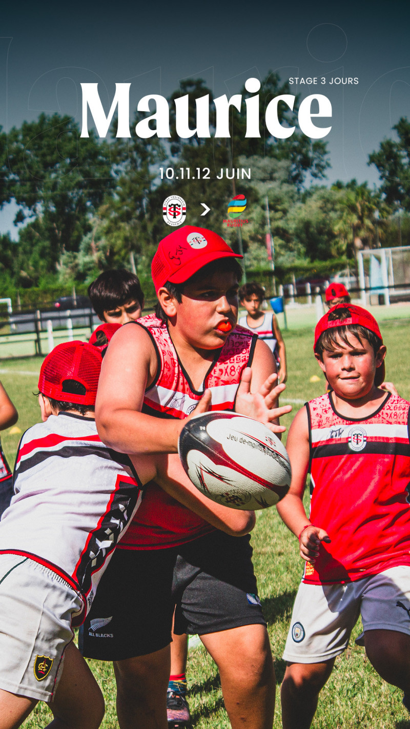 Stage Rugby 3 jours à l'Île Maurice - Juin 2026 | Stade Toulousain