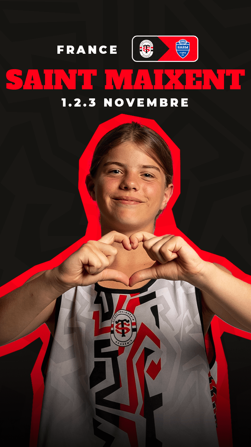 Stage Rugby 3 jours - ST MAIXENT - 1-2-3 Novembre 2024 | Stade Toulousain