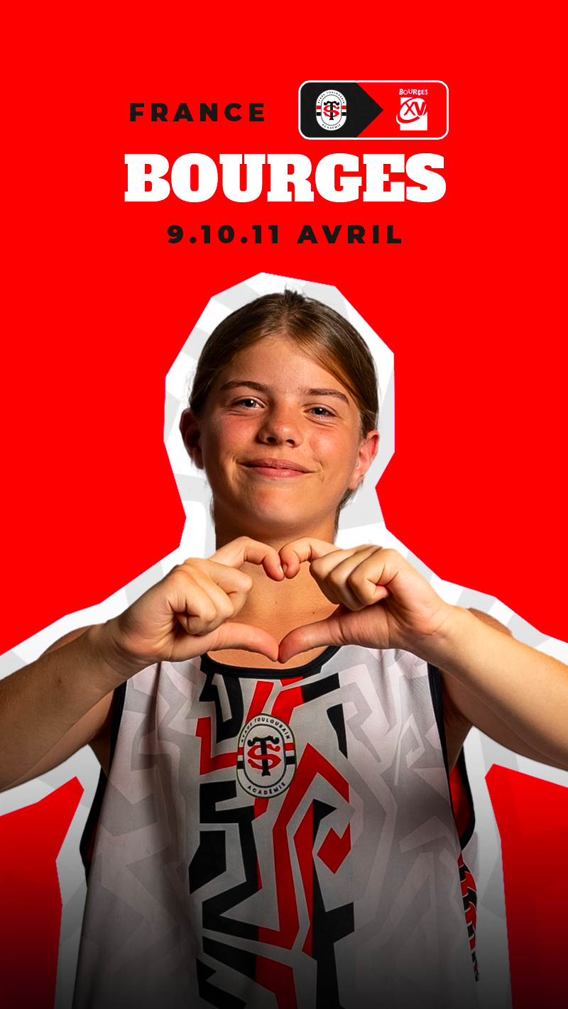 Stage Rugby 3 jours - Bourges - 9-10-11 -  Avril 2025 | Stade Toulousain