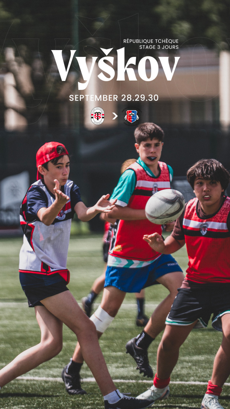 Stage Rugby 3 jours à Vyškov, Répubique Tchèque - Septembre 2025 | Stade Toulousain