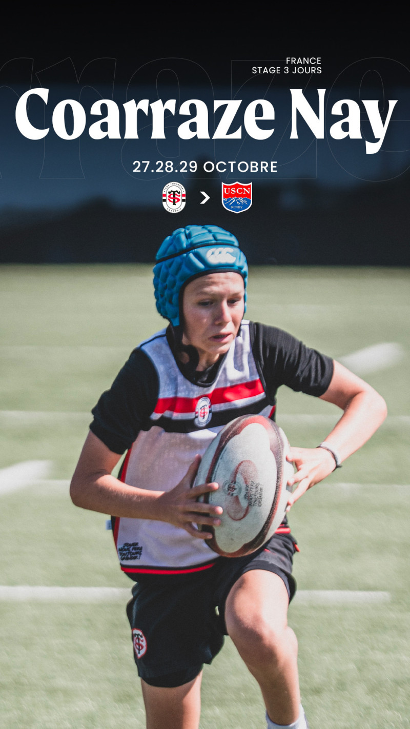 Stage Rugby 3 jours à Coarraze et Nay - Octobre 2025 | Stade Toulousain