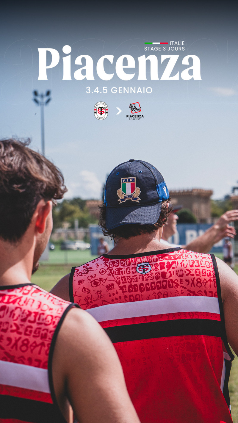 3 giorni de allenamento - Piacenza - 3-4-5- Gennaio 2025 | Stade Toulousain