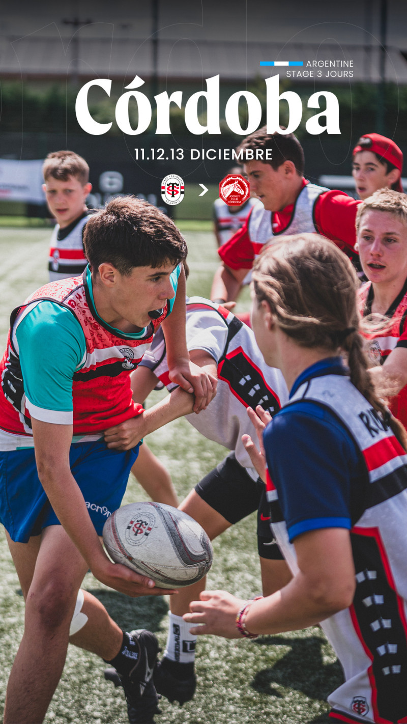 Stage Rugby 3 jours - Cordoba - 11-12-13 - Décembre 2025 | Stade Toulousain
