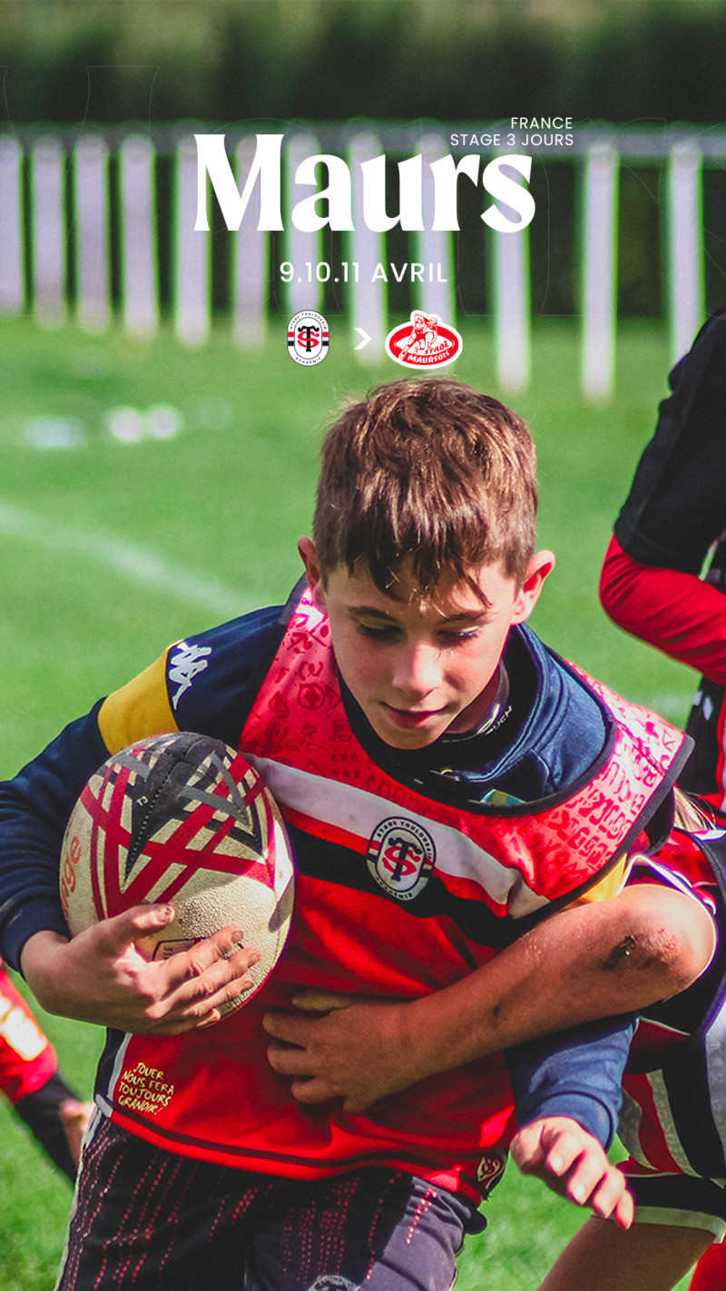 Stage Rugby 3 jours - Maurs - 21-22-23 - Avril 2025 | Stade Toulousain