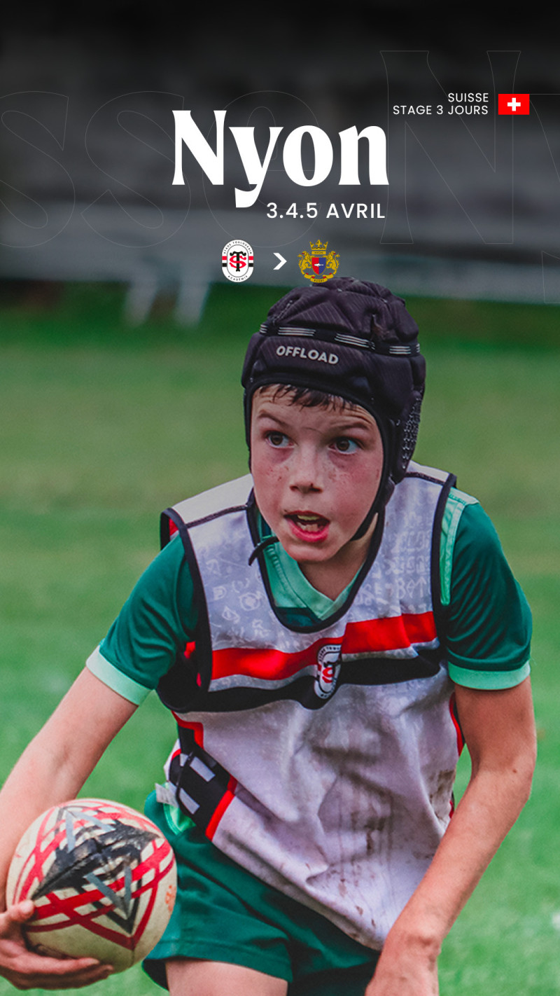 Stage Rugby 3 jours - Nyon - 3-4-5 - Avril 2026 | Stade Toulousain