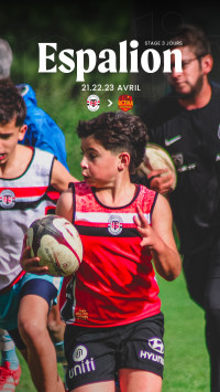 3 días rugby camp - Espalion Abril 2026 | Stade Toulousain