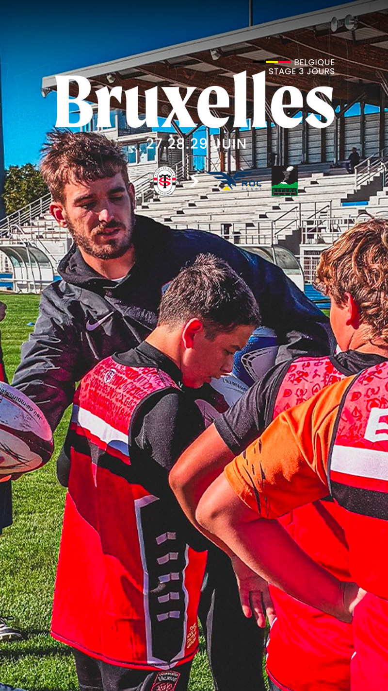 Stage Rugby 3 jours - Bruxelles - 27-28-29 - Juin 2025 | Stade Toulousain