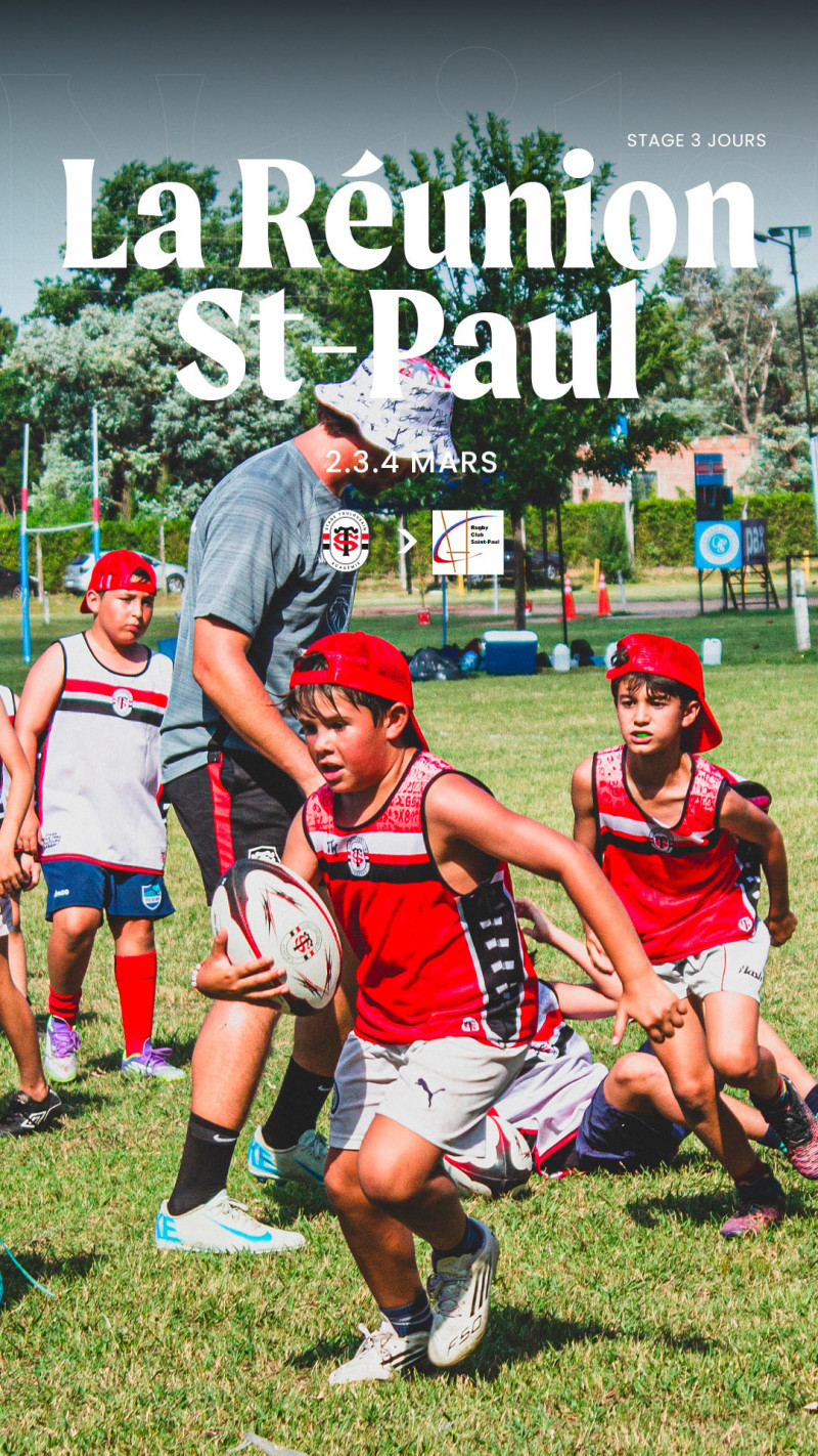 3 días rugby camp - Saint-Paul - Marzo 2026 | Stade Toulousain