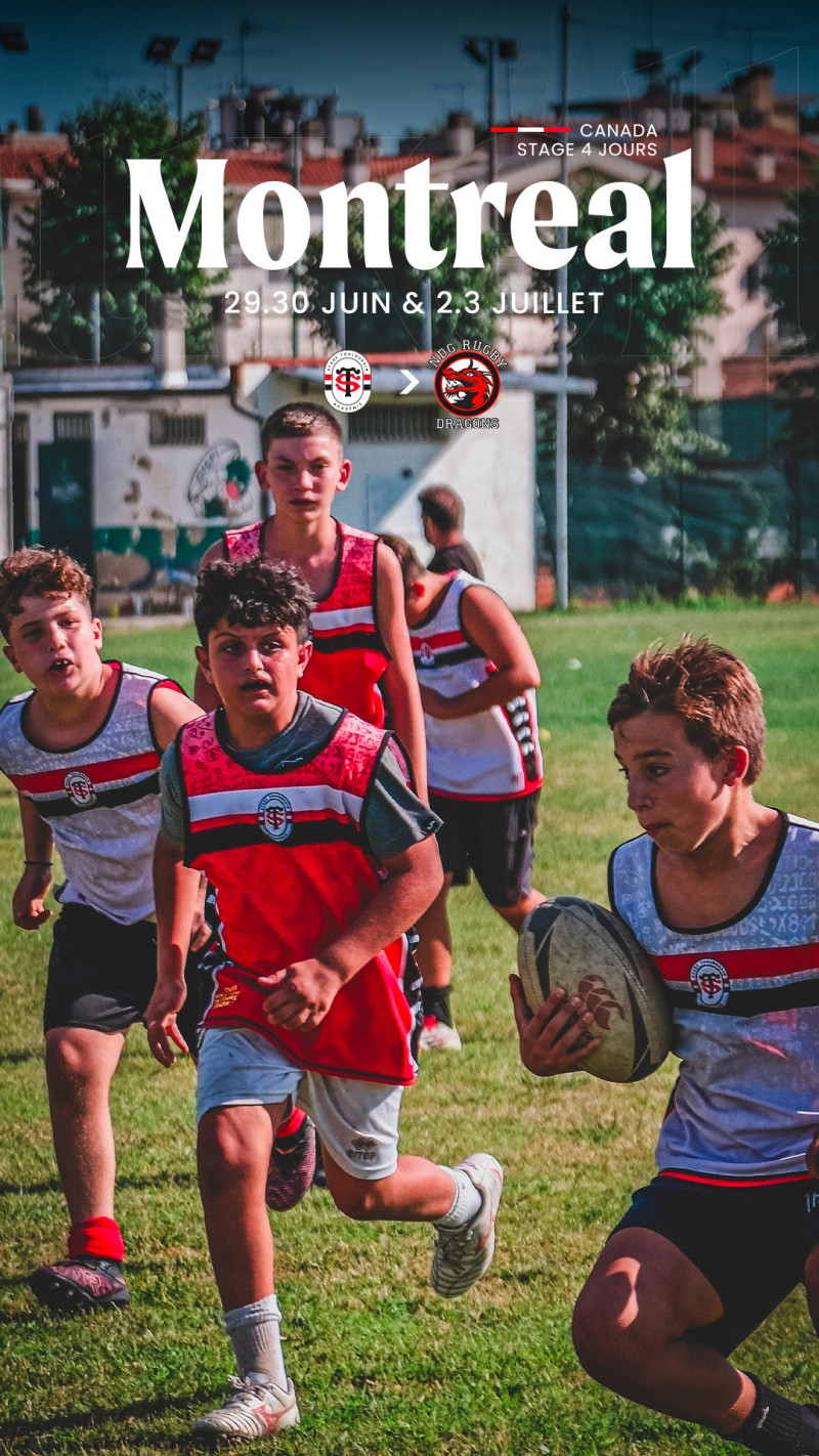 Stage Rugby à Montréal - Juin/juillet 2026 | Stade Toulousain